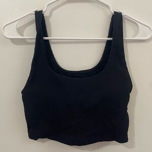 Athleta Ribbed Open-Back Bra Top